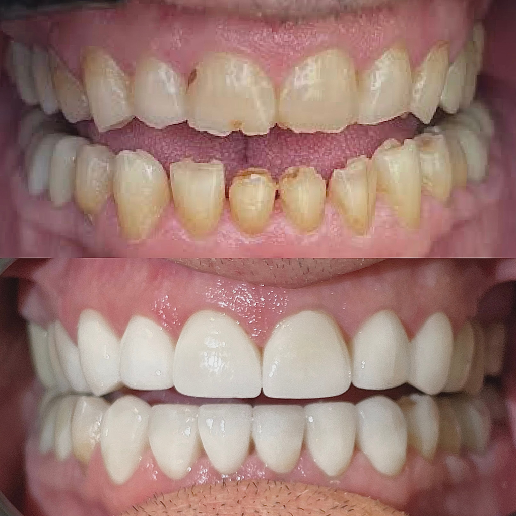 Before and After Dental Implants Example #8